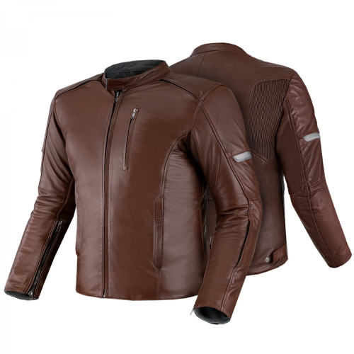 Kurtka motocyklowa skórzana SHIMA HUNTER+ 2.0 BROWN