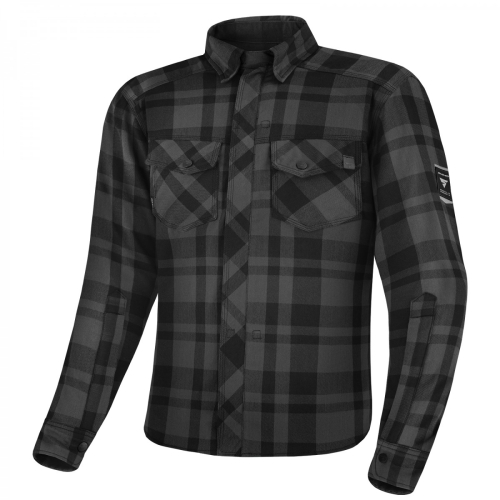 Koszula motocyklowa flanelowa SHIMA RENEGADE 2 MEN BLACK