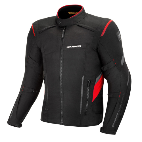 Kurtka motocyklowa SHIMA RUSH MEN BLACK/RED