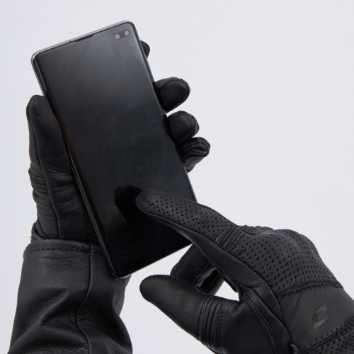 Rękawice motocyklowe damskie OZONE STICK CUSTOM II LADY BLACK