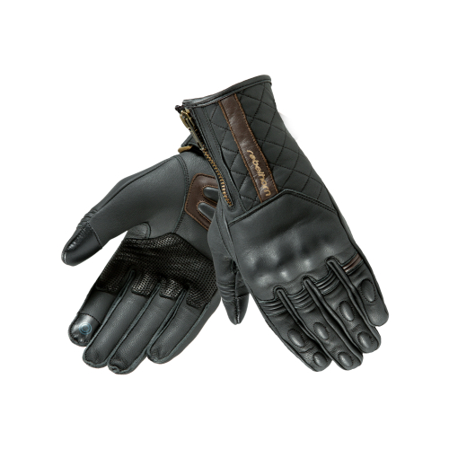 Rękawice motocyklowe REBELHORN OPIUM II RETRO LADY CE BLACK