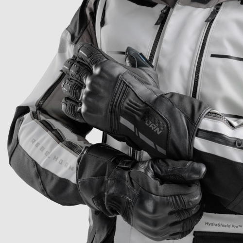 Rękawice motocyklowe z membraną REBELHORN TRACER WP BLACK