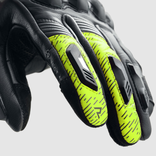 Rękawice motocyklowe REBELHORN VIPER BLACK/GREY/FLUO YELLOW