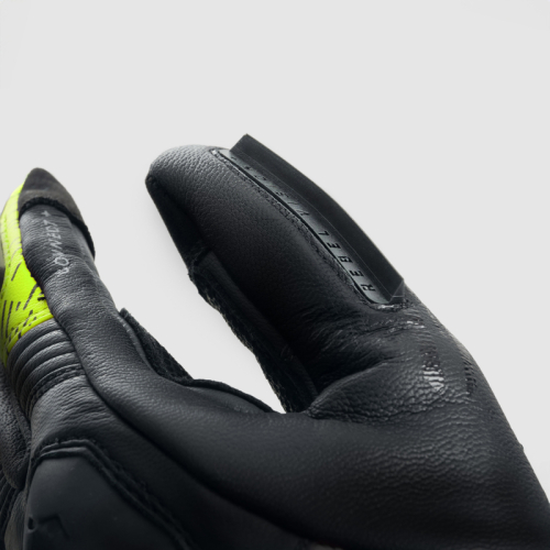 Rękawice motocyklowe REBELHORN VIPER BLACK/GREY/FLUO YELLOW