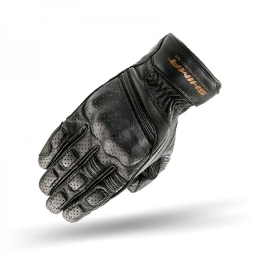 Rękawice motocyklowe krótkie SHIMA AVIATOR BLACK