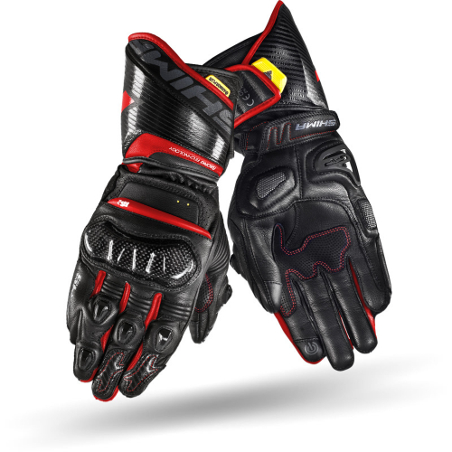 Rękawice motocyklowe sportowe SHIMA RS-2 BLACK/RED