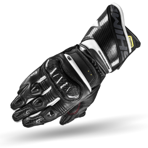 Rękawice motocyklowe sportowe SHIMA RS-2 BLACK/WHITE