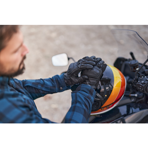 Rękawice motocyklowe krótkie SHIMA SPARK 2.0 MEN BLACK