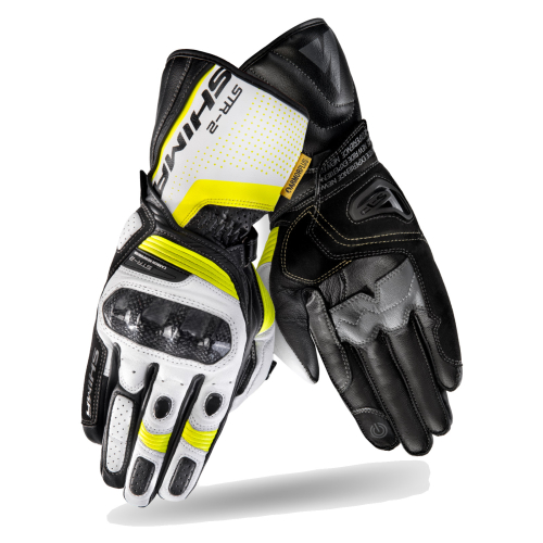 Rękawice motocyklowe sportowe SHIMA STR-2 FLUO