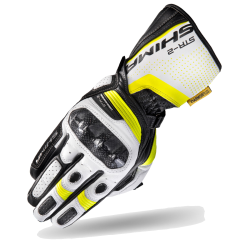 Rękawice motocyklowe sportowe SHIMA STR-2 FLUO
