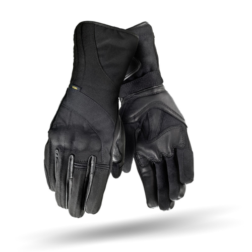Rękawice motocyklowe wodoodporne damskie SHIMA UNICA WP BLACK
