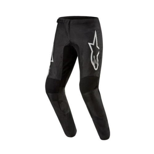Spodnie cross quad ALPINESTARS MX FLUID GRAPHITE kolor czarny/srebrny
