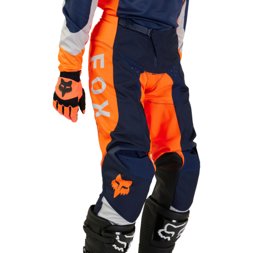 Spodnie cross quad dla dzieci FOX JUNIOR 180 NITRO FLUO ORANGE