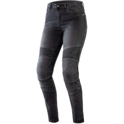 Spodnie motocyklowe damskie jeans OZONE AGNESS II LADY WASHED BLACK
