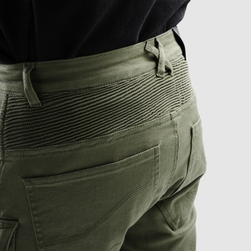 Spodnie motocyklowe bojówki OZONE FASTER TAPERED FIT OLIVE