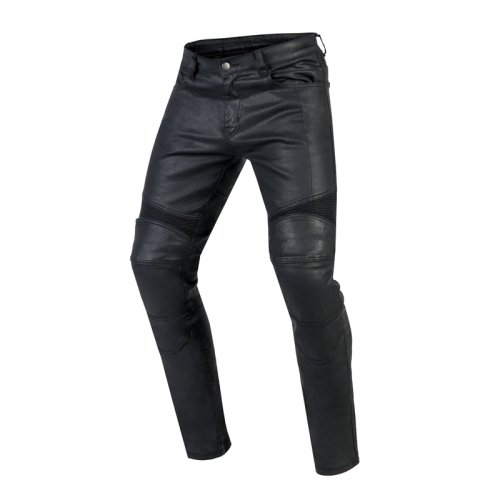 Spodnie motocyklowe jeans damskie OZONE ROXY LADY WAXED BLACK