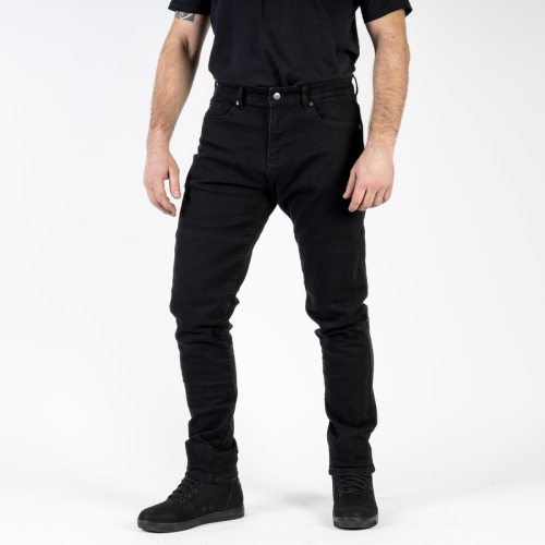 Spodnie motocyklowe jeans OZONE STRIKER REGULAR BLACK