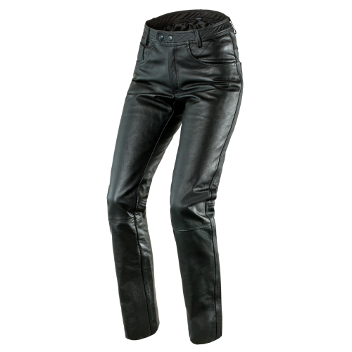 Spodnie motocyklowe skórzane chopper OZONE DAFT BLACK