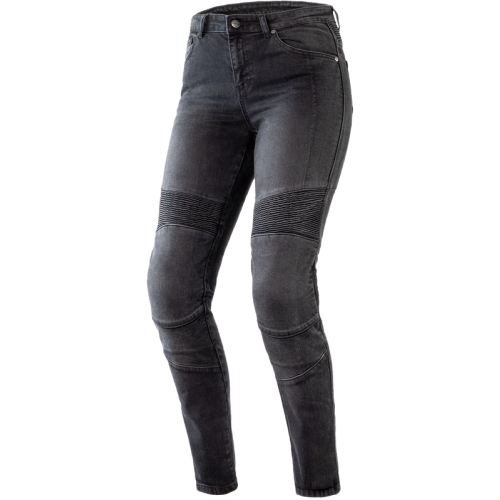 Spodnie motocyklowe jeans damskie OZONE AGNESS II LADY WASHED BLACK