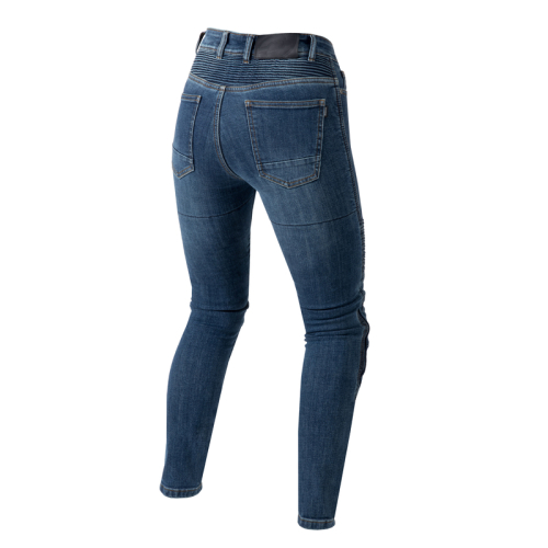Spodnie motocyklowe jeans damskie OZONE AGNESS II LADY WASHED BLUE