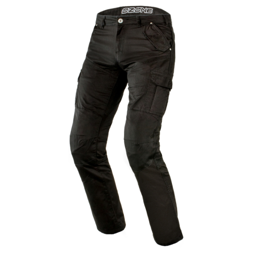 Spodnie motocyklowe bojówki OZONE SHADOW II WASHED BLACK