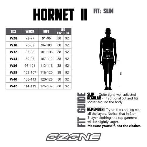 Spodnie motocyklowe jeans OZONE HORNET II BLUE