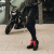 Spodnie motocyklowe jeans damskie OZONE AGNESS II LADY WASHED BLACK