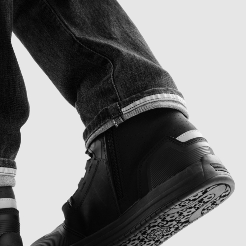 Spodnie motocyklowe jeans REBELHORN BRONCO Washed Black MONOLAYER