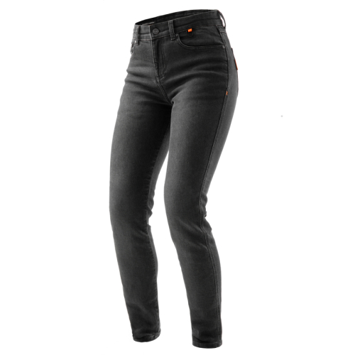 Spodnie motocyklowe jeans damskie REBELHORN BRONCO LADY Washed Black MONOLAYER