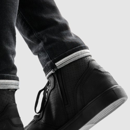 Spodnie motocyklowe jeans damskie REBELHORN BRONCO LADY Washed Black MONOLAYER