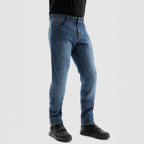 Spodnie motocyklowe jeans REBELHORN BRONCO Washed Blue MONOLAYER