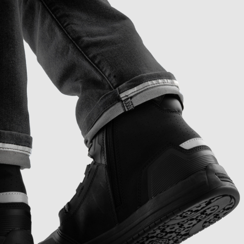 Spodnie motocyklowe jeans REBELHORN REVOLT Black MONOLAYER
