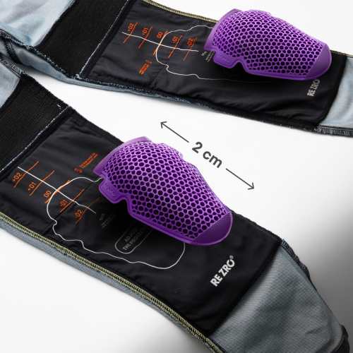 Spodnie motocyklowe jeans REBELHORN REVOLT Washed Blue MONOLAYER