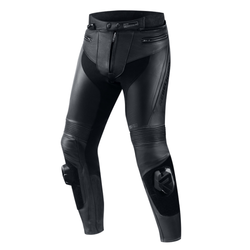 Spodnie motocyklowe skórzane sportowe REBELHORN FIGHTER BLACK