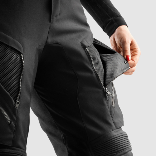 Spodnie motocyklowe damskie REBELHORN HARDY 3.0 LADY BLACK
