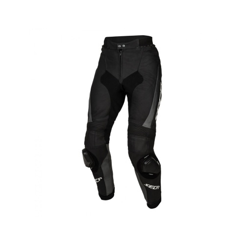 Spodnie motocyklowe skórzane sportowe SECA SRS II BLACK/TITANIUM