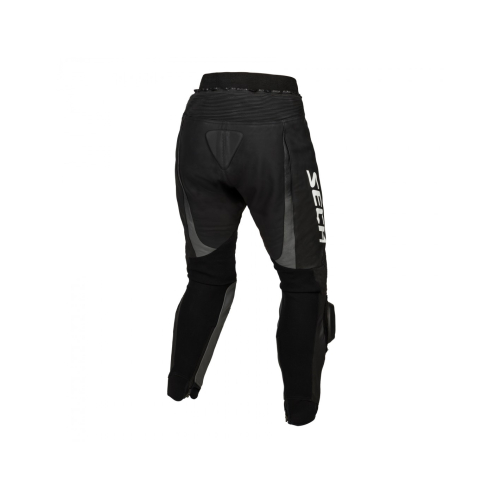 Spodnie motocyklowe skórzane sportowe SECA SRS II BLACK/TITANIUM
