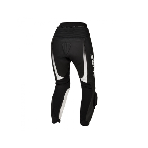 Spodnie motocyklowe skórzane sportowe damskie SECA SRS II LADY BLACK/WHITE