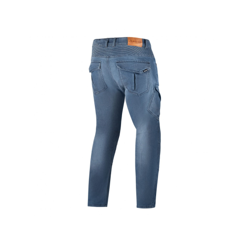 Spodnie motocyklowe jeans bojówki SECA SQUADRON BLUE