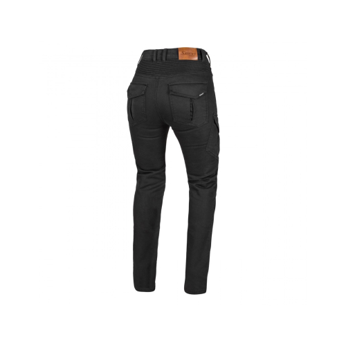 Spodnie motocyklowe jeans damskie bojówki SECA SQUADRON LADY BLACK