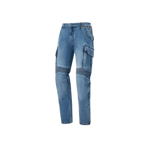 Spodnie motocyklowe jeans SECA SQUARE II BLUE