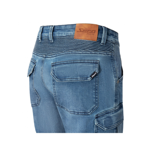Spodnie motocyklowe jeans SECA SQUARE II BLUE
