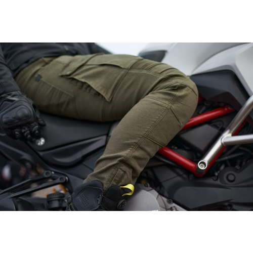 Spodnie motocyklowe jeans SHIMA GIRO 2.0 KHAKI