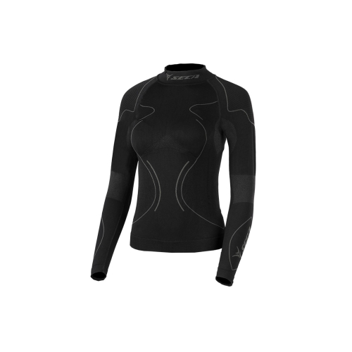 Koszulka termoaktywna motocyklowa DAMSKA SECA S-COOL LADY BLACK